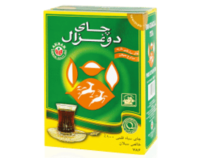 چای سبز شکسته100گرمی دوغزال